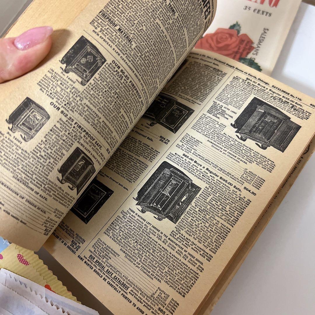 1897年版 シアーズ カタログ 復刻版 マルシェ袋 ジャンクジャーナル 洋書