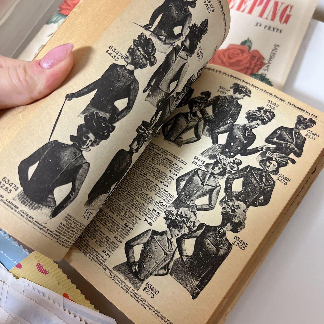 1897年版 シアーズ カタログ 復刻版 マルシェ袋 ジャンクジャーナル 洋書