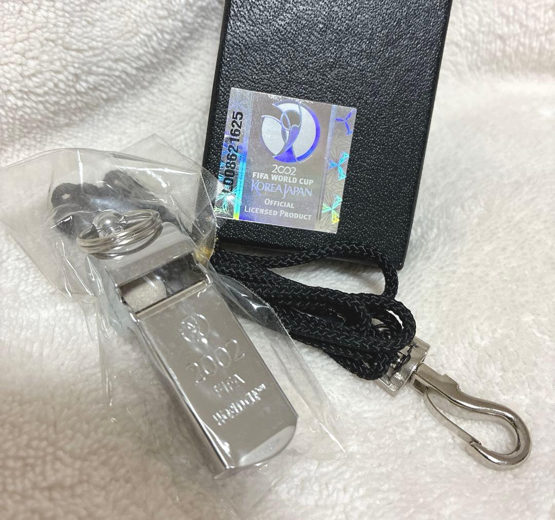 激レア新品【野田鶴声社】2002FIFAワールドカップ ホイッスル 笛 サッカー