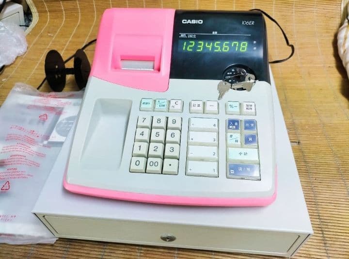 カシオレジスター　106ER　簡単便利特殊　送料込　291194