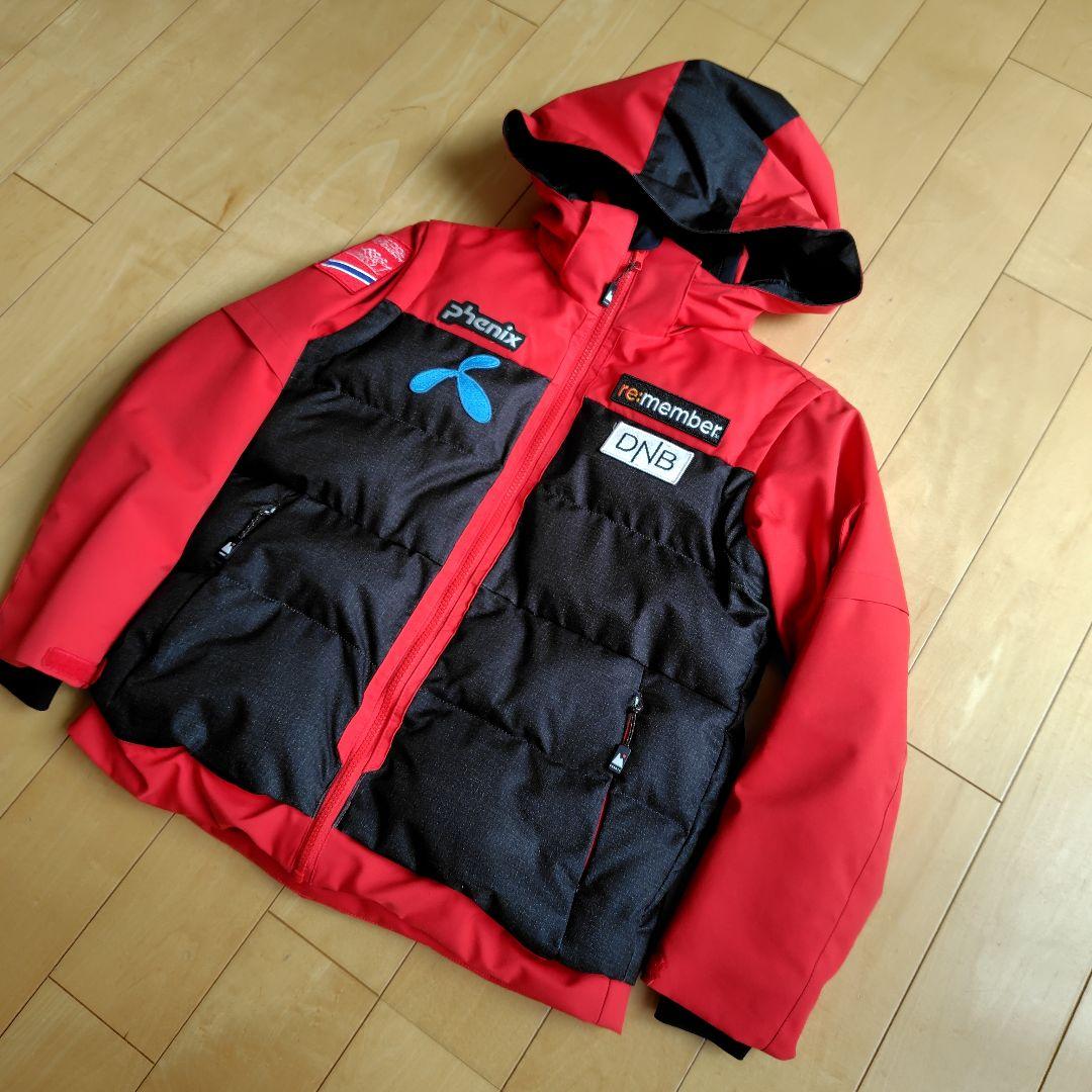 Phenix 子ども用スキーウェア 赤黒、迷彩