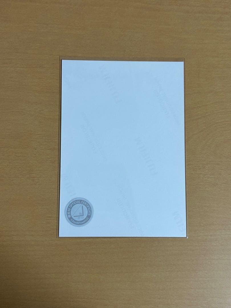 櫻坂46 谷口愛季　直筆(サイン)生写真(2023年クリスマスサンタ衣装 寄り)