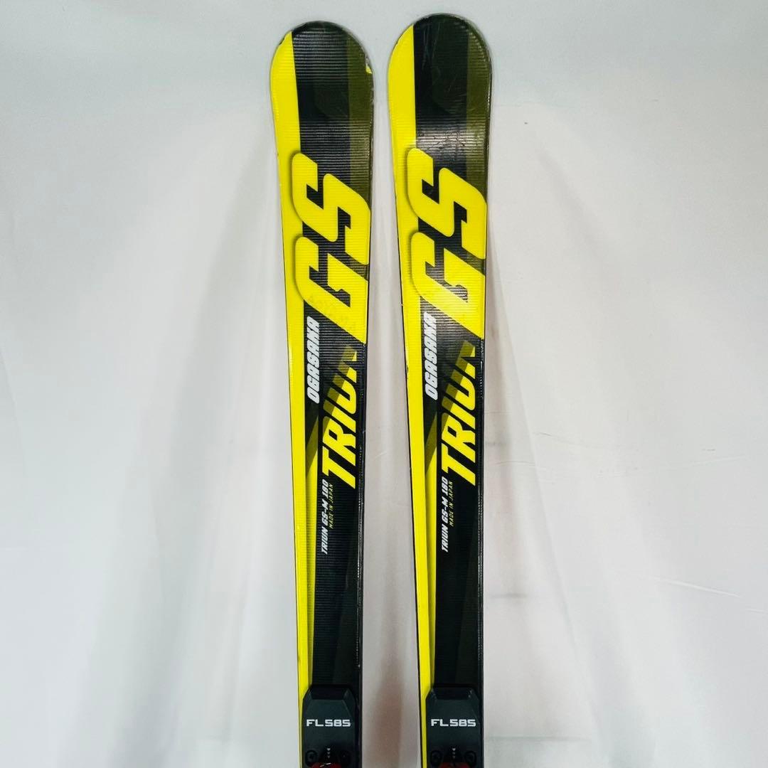 【良品】OGASAKA TRIUN GS-M スキー板 180cm ビンディング