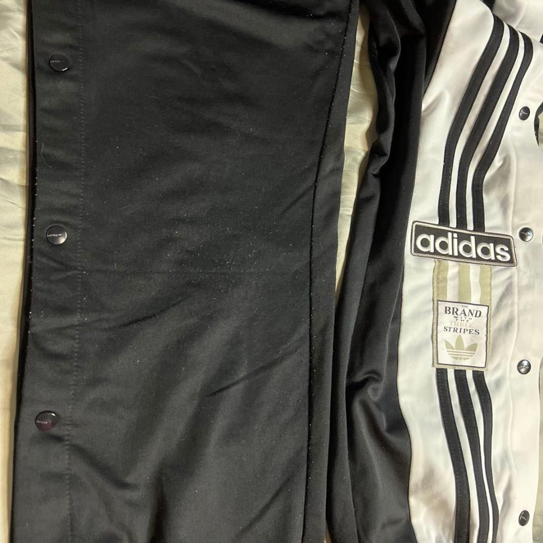 ブラックピンク　ロゼ　アディブレイク　ジャージ　パンツ　L 　ややスレ毛玉特価