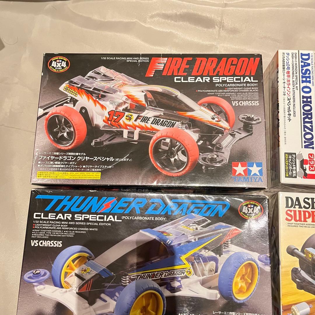 ミニ四駆 ６台セット サンダードラゴン ファイヤードラゴン エンペラー