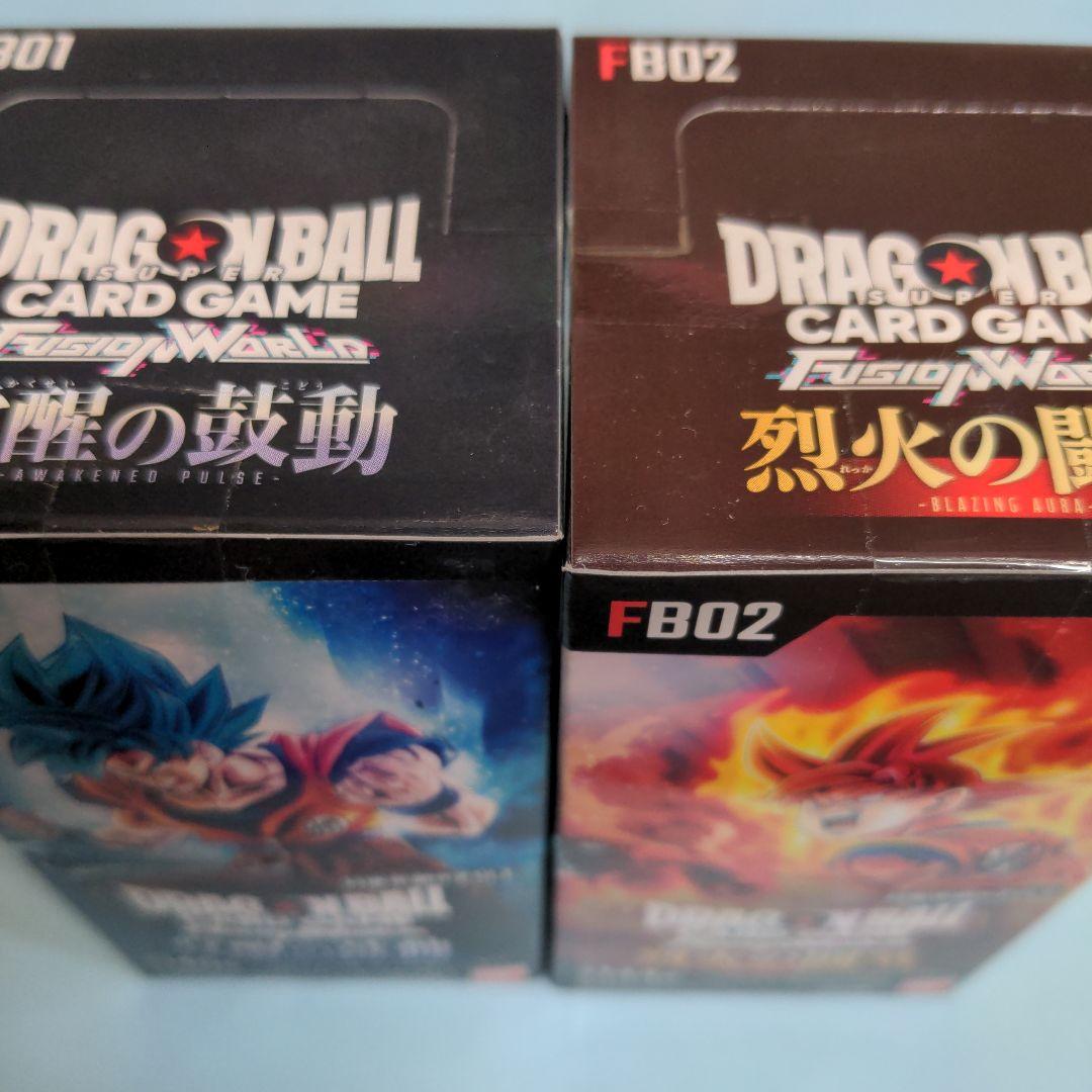 未開封】覚醒の鼓動 烈火の闘気 各1BOXドラゴンボール フュージョンワールド