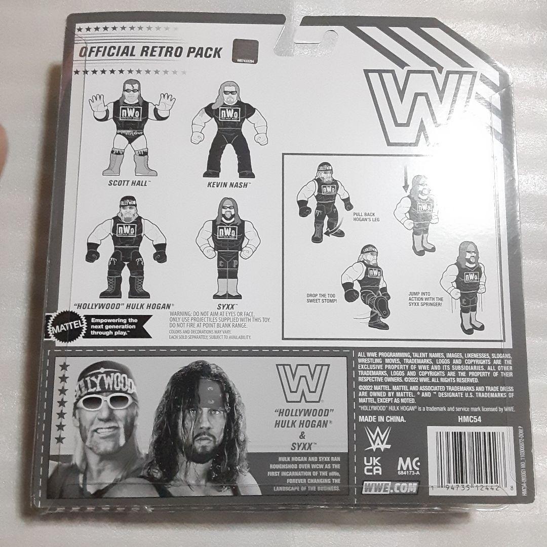 ハルクホーガン フィギュア　ナッシュ　 4パック　WWE プロレス　マテル