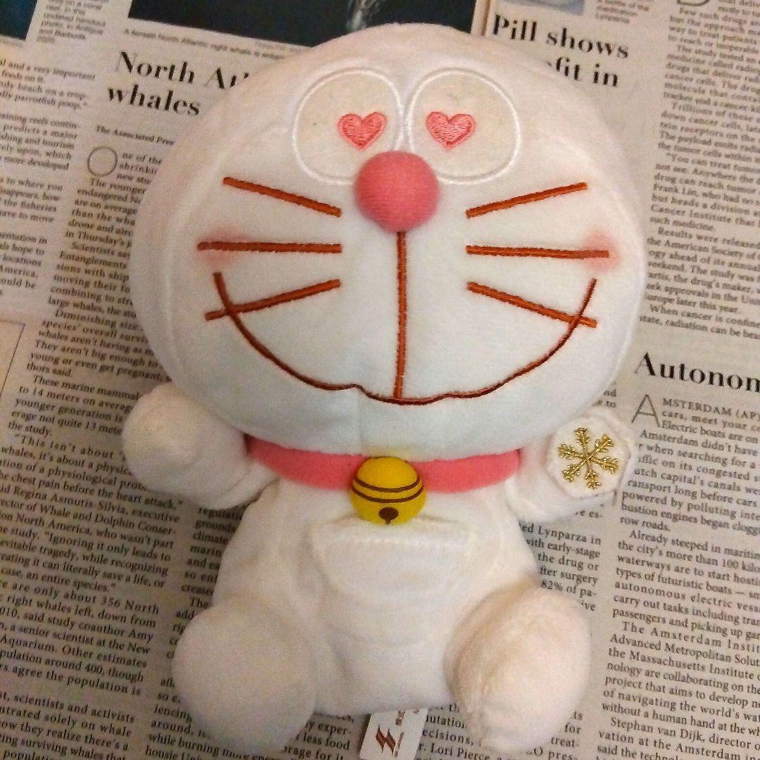 レトロ　ドラえもん　レアカラーBIGぬいぐるみショコラドリーム&ホワイトカラー