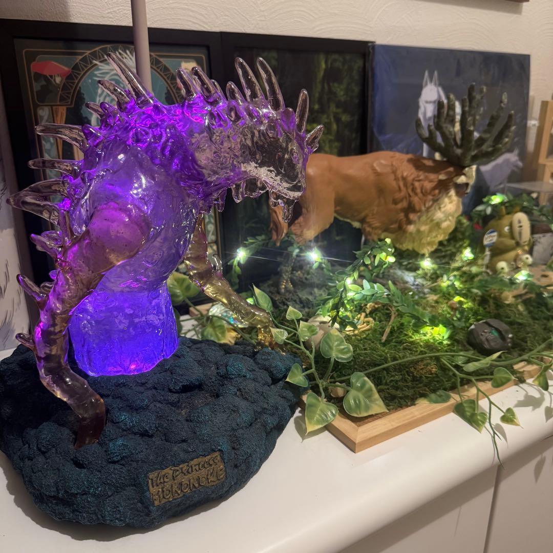 ✨超希少　ジブリ もののけ姫 デイダラボッチ オルゴール ライト　完動品✨