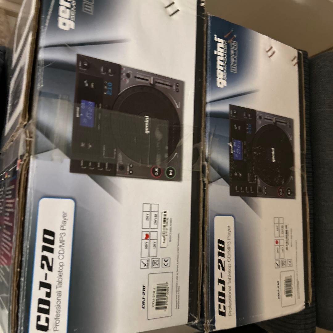 Gemini CDJ-210 MP3/CDプレーヤー DJ機器 2台プロ仕様
