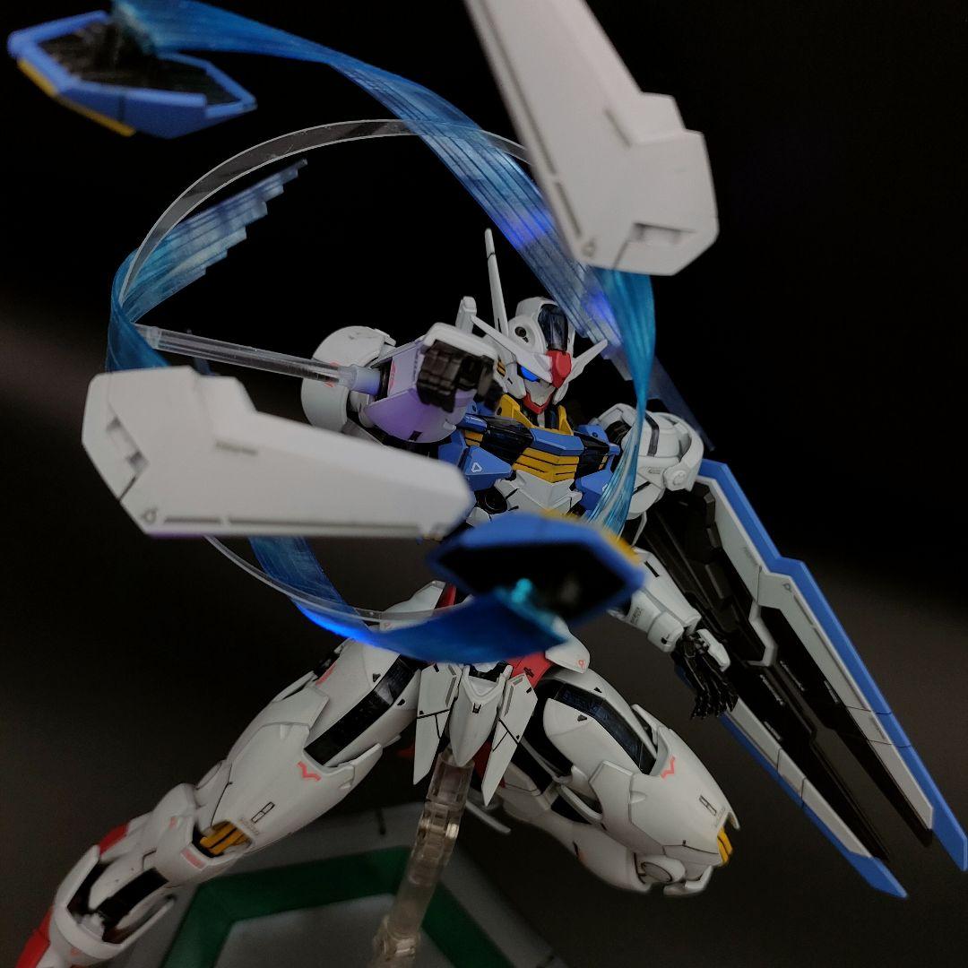 水星の魔女　ガンダムエアリアル　フルメカニクス　スコアシックス　【全塗装完成品】