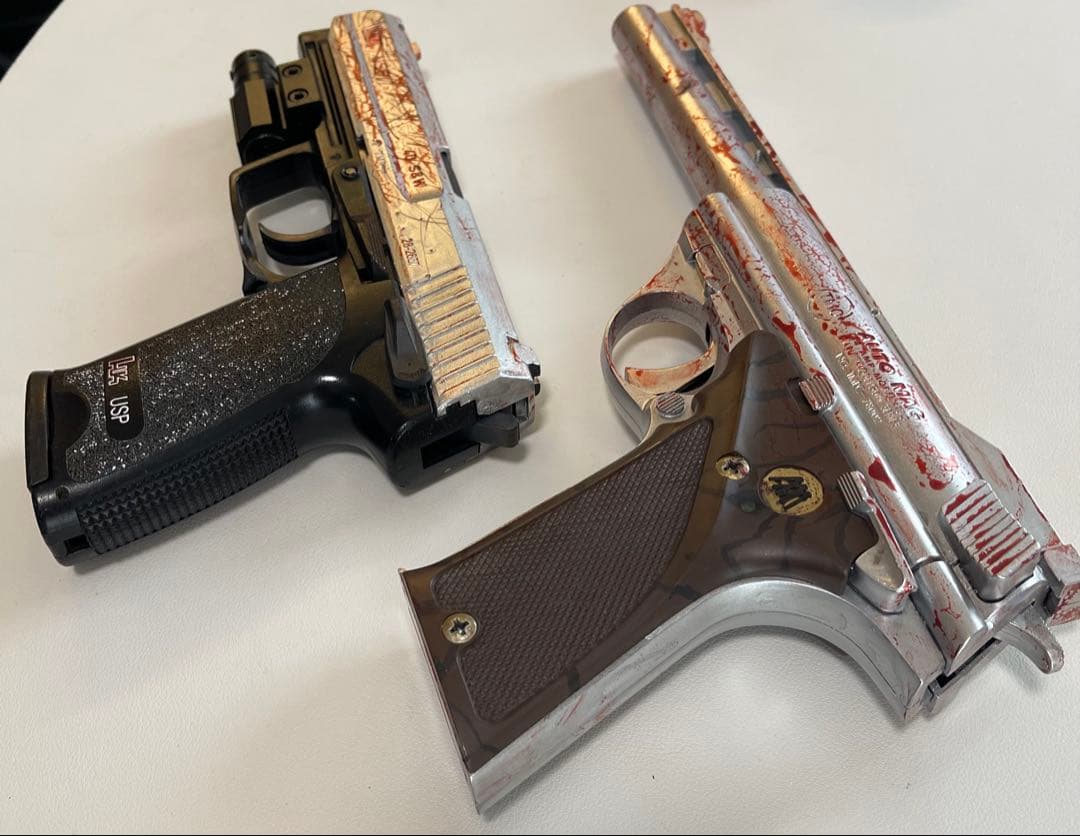 モデルガン 血のり仕様 2点