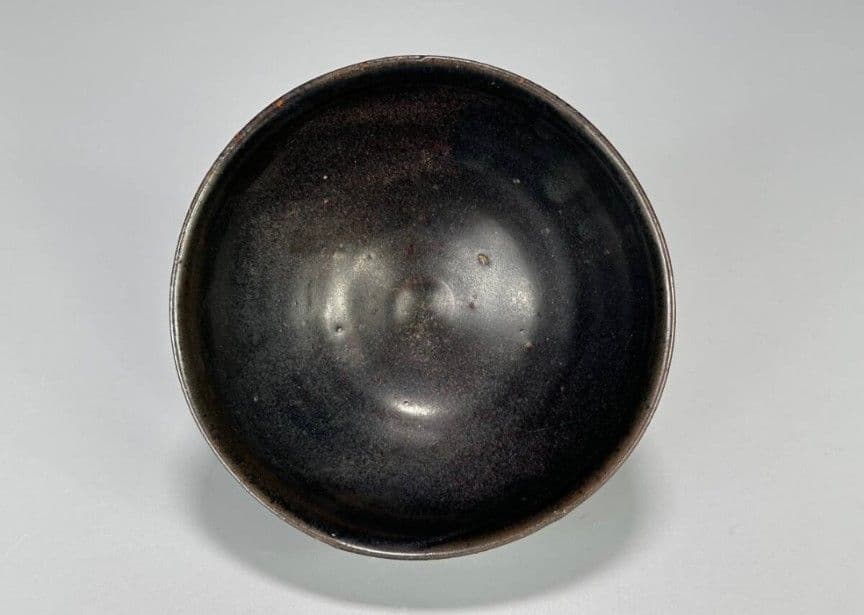 高麗～李朝時代　黒高麗　茶道具　黒釉茶碗　抹茶碗　朝鮮古陶磁