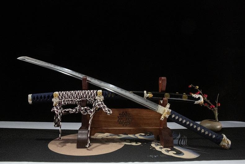 二色獅子太刀 日本刀 模造刀 居合刀 武士道 武蔵 鑑賞用 手鍛造打