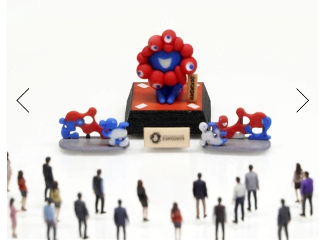 2025 万博　ミャクミャク　フィギュア 1/150サイズ〝IRASSHAI”