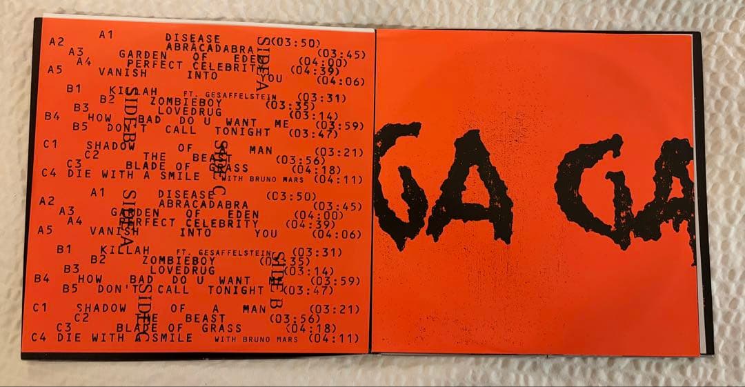 【美品】Lady Gaga「MAYHEM」LP レコード 輸入盤 開封済未使用