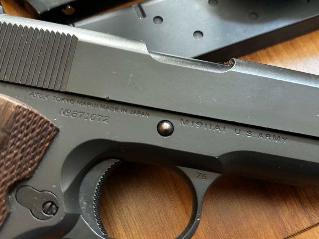 東京マルイ　M1911 コルトガバメント　ガスガン ビアンキレザー ホルスター