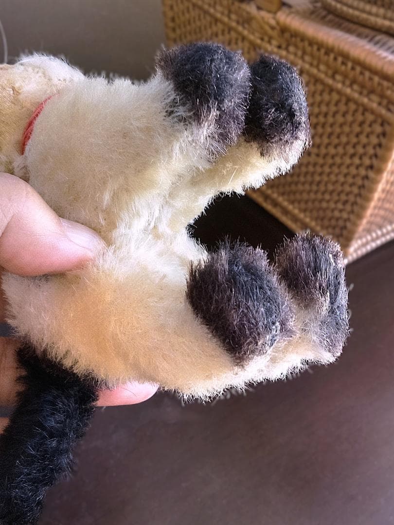緑の眼をしたぶち猫さん　シュタイフ　ガッシー　GUSSY　ヴィンテージキャット