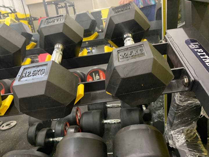 ラバーヘックス  ダンベル　60kg 2個