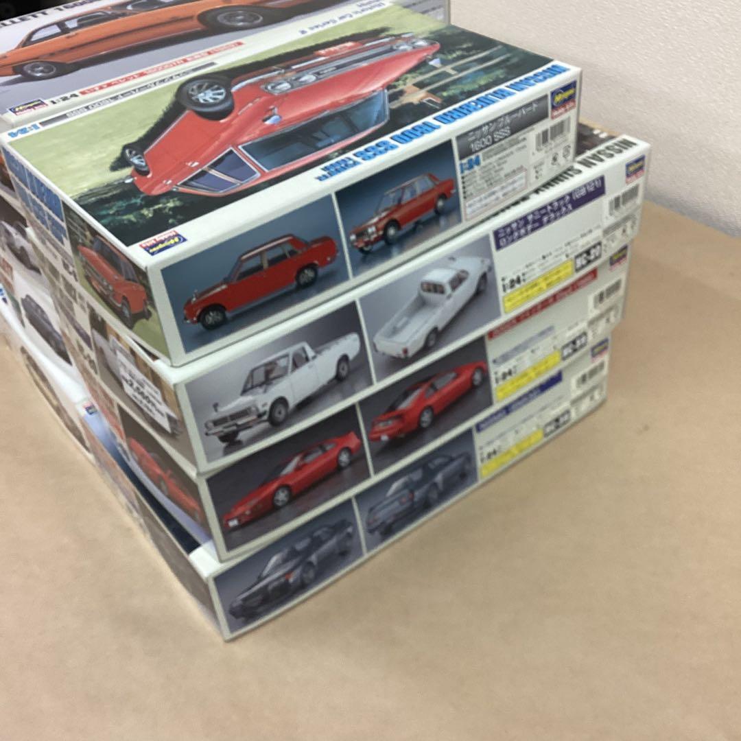 ハセガワ模型 1/24スケール 旧車・名車プラモ 8点セット 未組立品