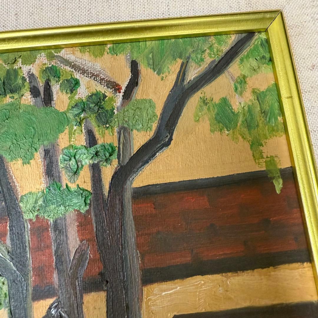 絵画 児玉幸雄 風景画 油絵 油彩 F3号 直筆 サイン入り