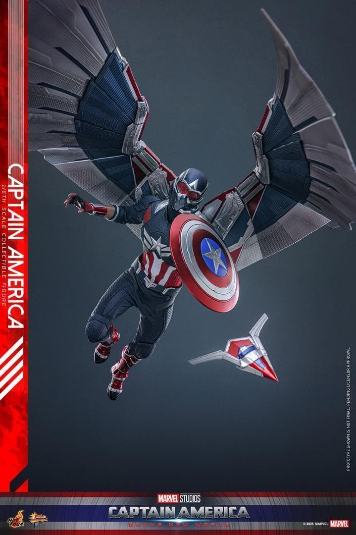ホットトイズ1/6キャプテン・アメリカ ブレイブ・ニュー・ワールド MMS779