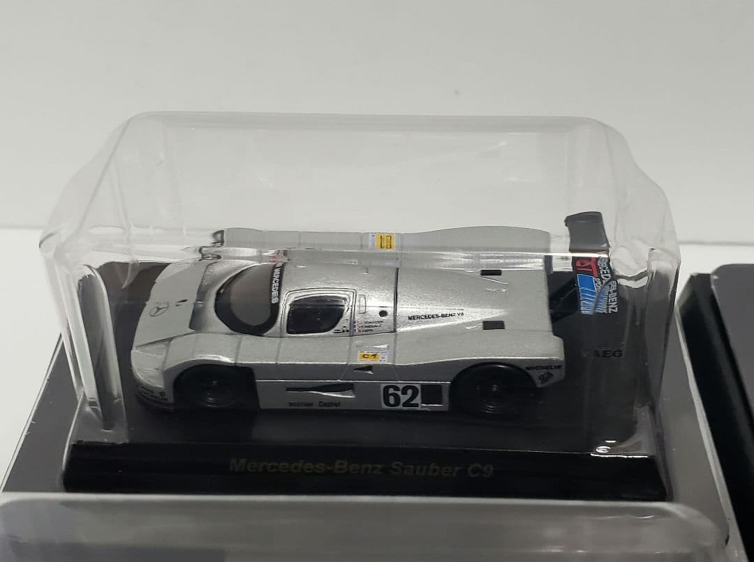 ⑪京商 1/64 サークルKサンクス メルセデス ザウバーC9ミニカー4台セット