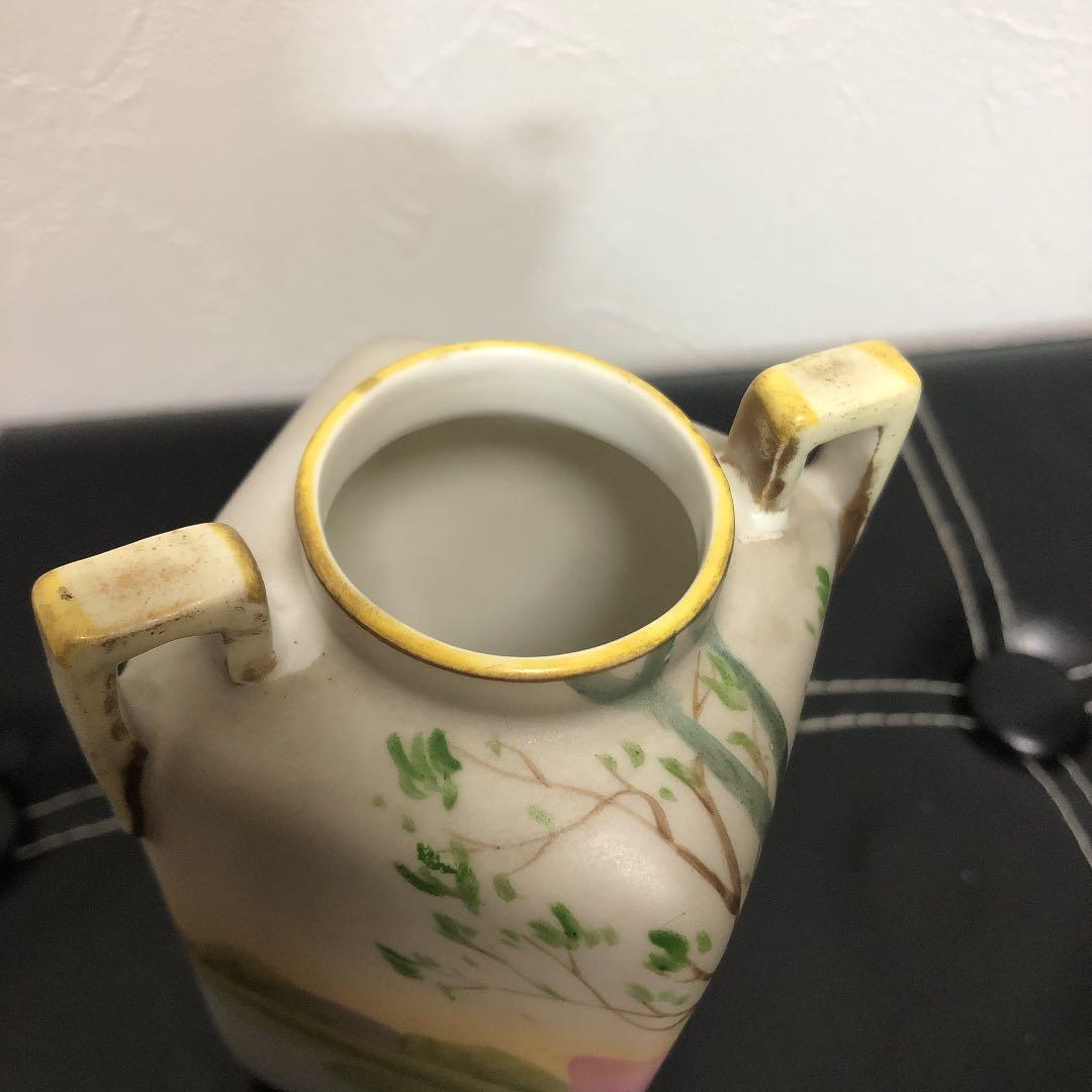 花瓶　レトロ　オールドノリタケ 置物 陶器 アンティーク レトロ インテリア