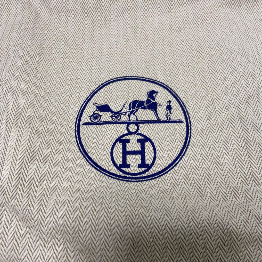 新品未使用 HERMES 巾着袋 保存袋　ブルー