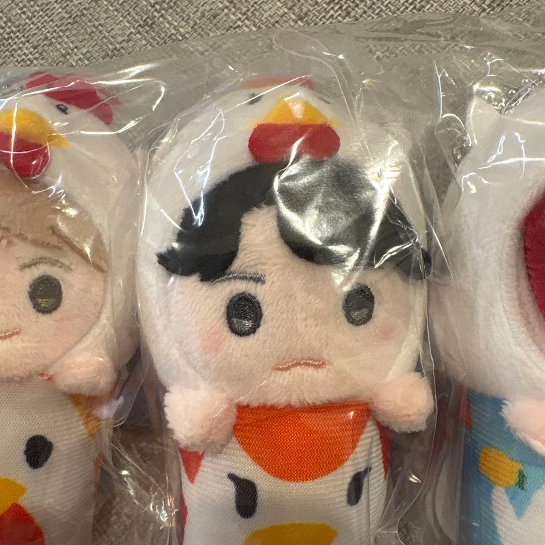 Mrs. GREEN APPLE からあげクン ぬいぐるみキーホルダー3種セット