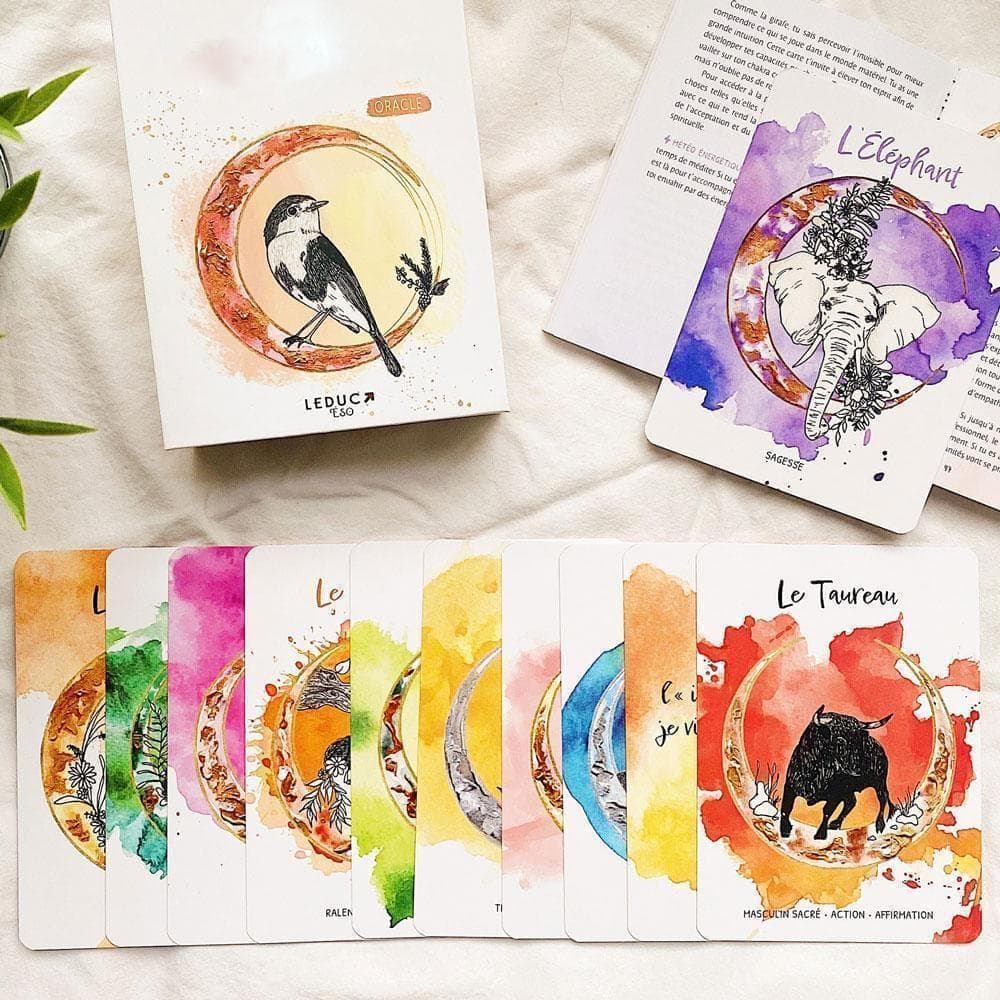 【正規品オラクルカード】優しく美しい動物のアート✨入手困難品✨動物の囁きのデッキ