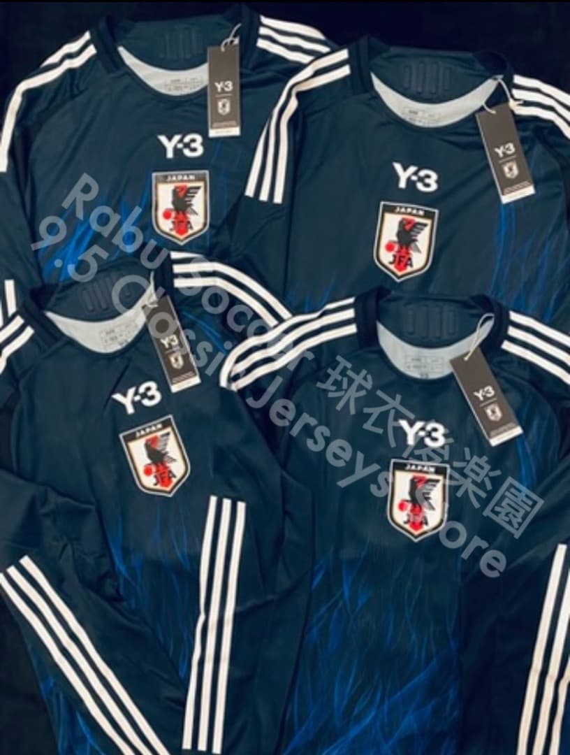 Y-3 日本代表 2024 ホーム ユニフォーム 長袖 選手着用 5XL