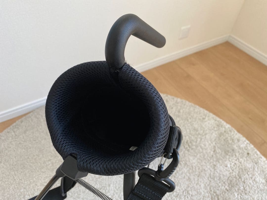 【極美品】タイトリスト ゴルフ セルフスタンドバッグ BK ブラック×レッド