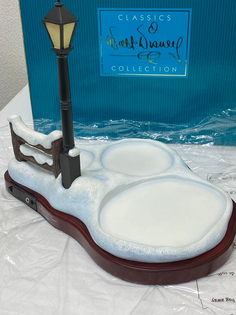 3-2772 ディズニー WDCC フィギュア プルート クリスマス ランプ