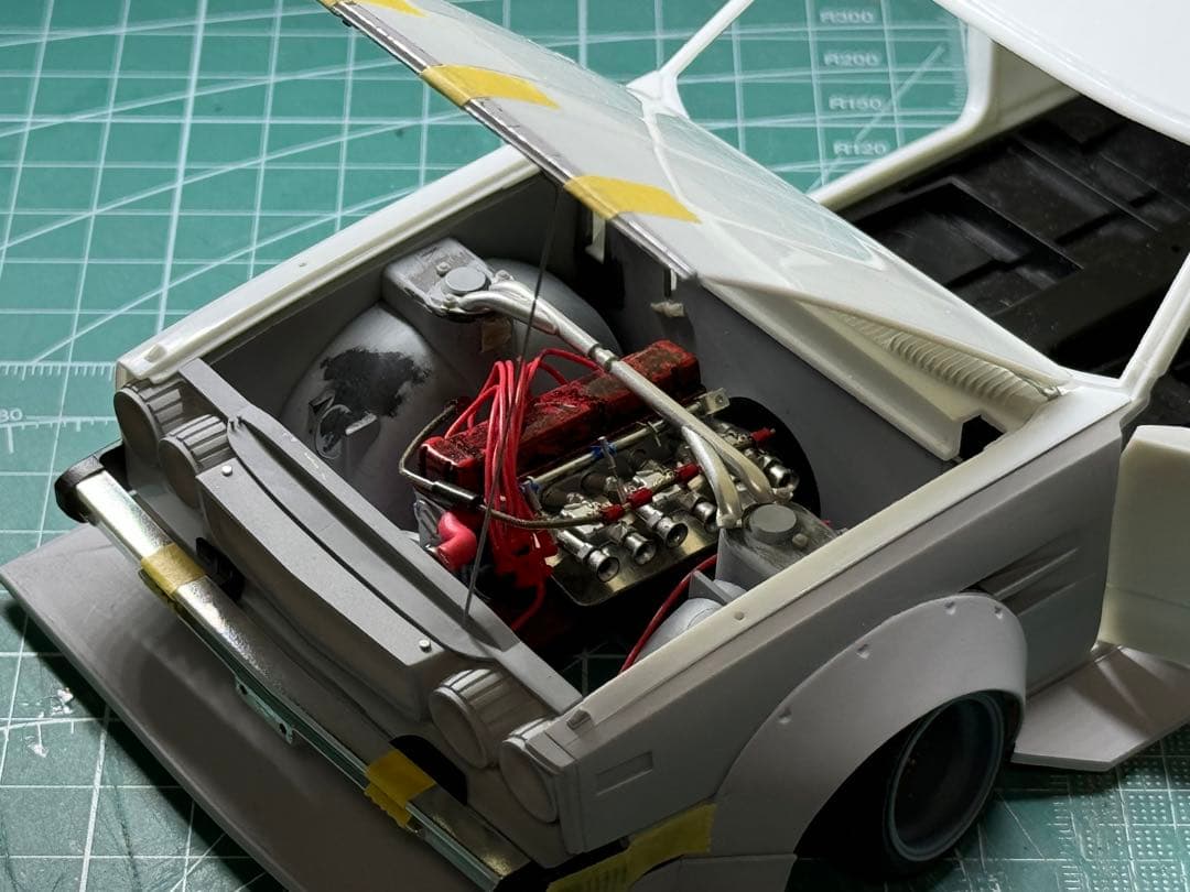 製作中 1/20 ニチモ バンダイ スカイライン ジャパン 街道レーサー