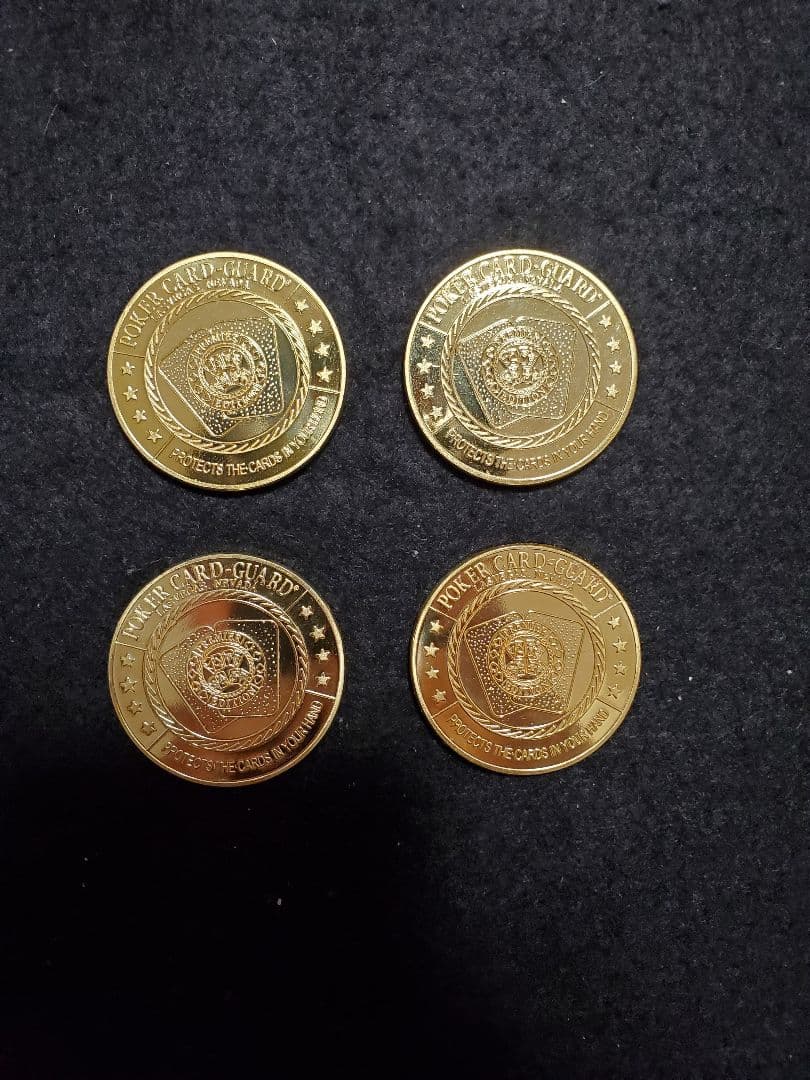 ポーカーメダル 4点セットまとめ売り