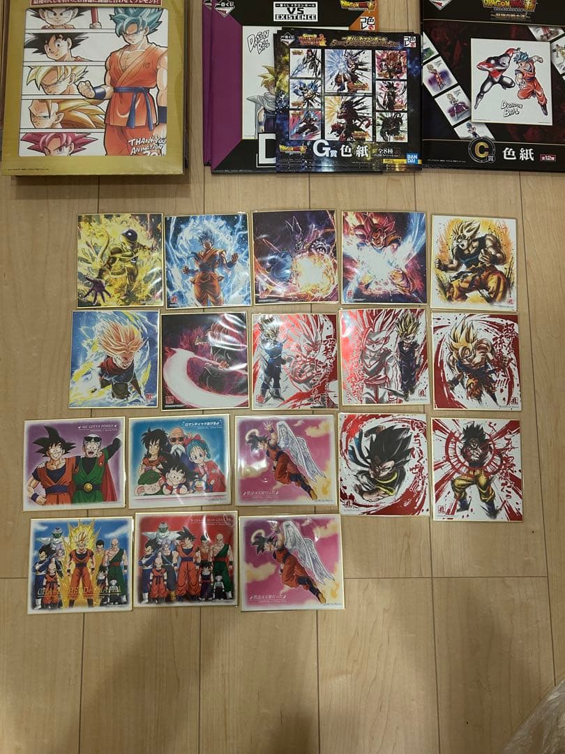 58枚 ドラゴンボール アート作品 色紙アート 一番くじ まとめ売り 30th