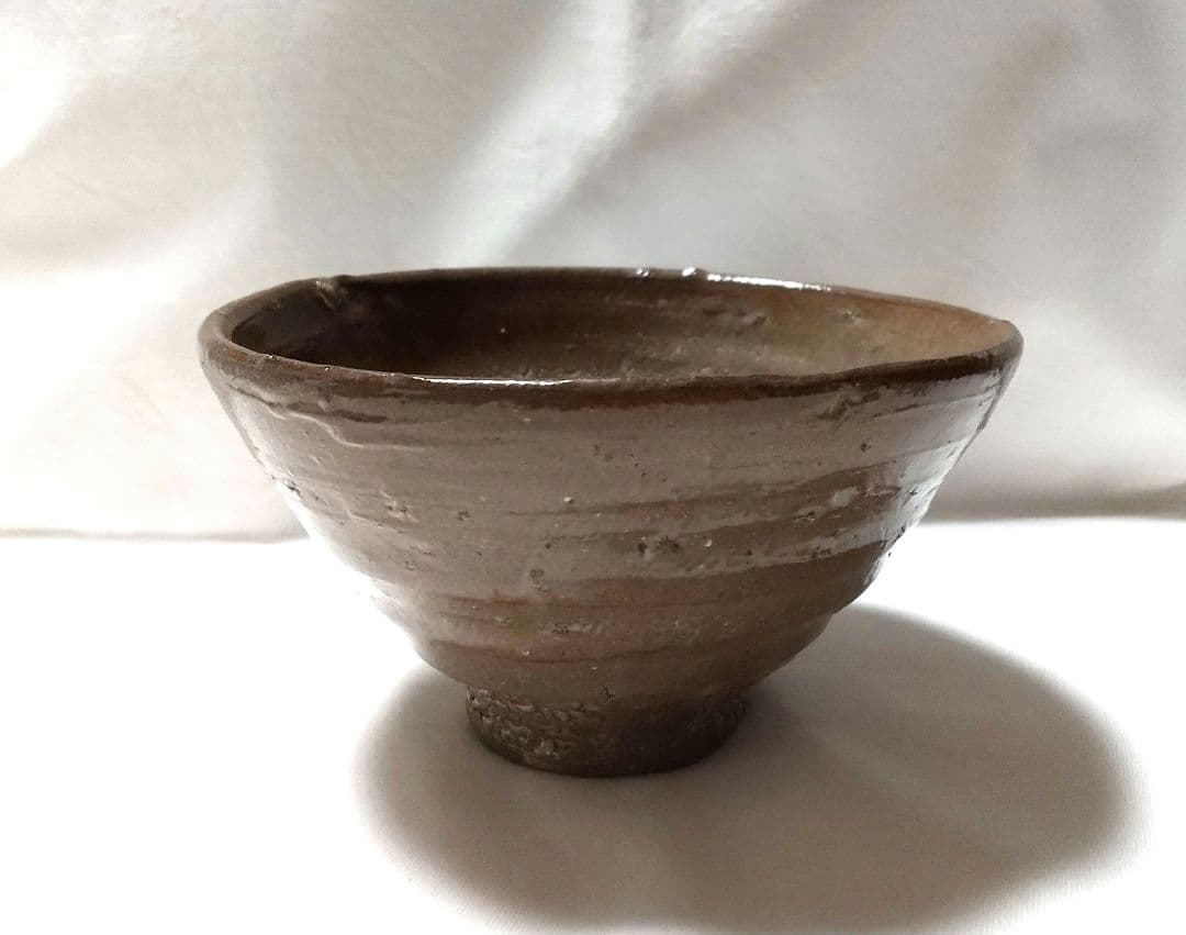 唐津焼 西岡小十 井戸茶碗 共箱 共布 未使用品