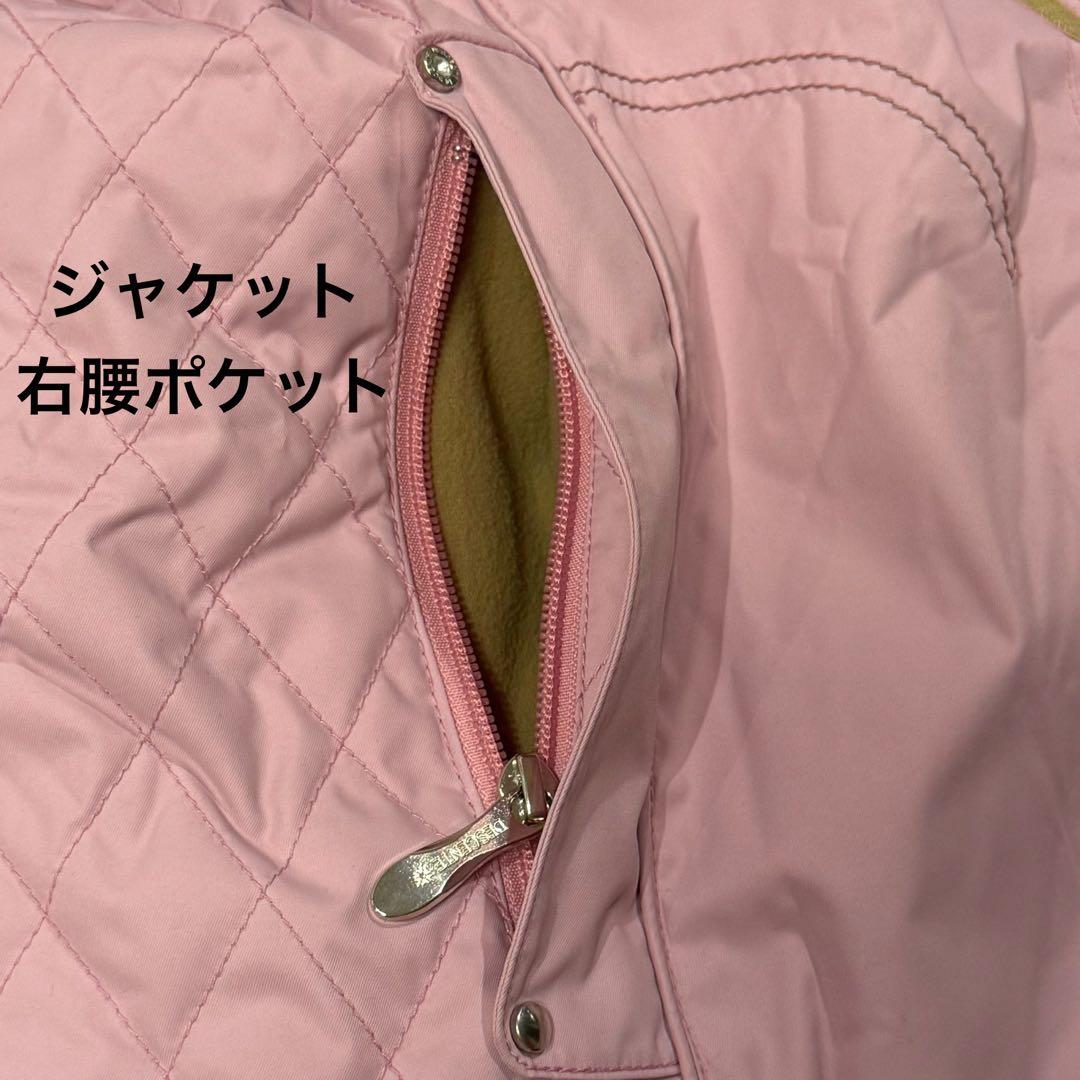 美品 セットアップ ピンク スキーウェア 上下 スノボ スノーボード
