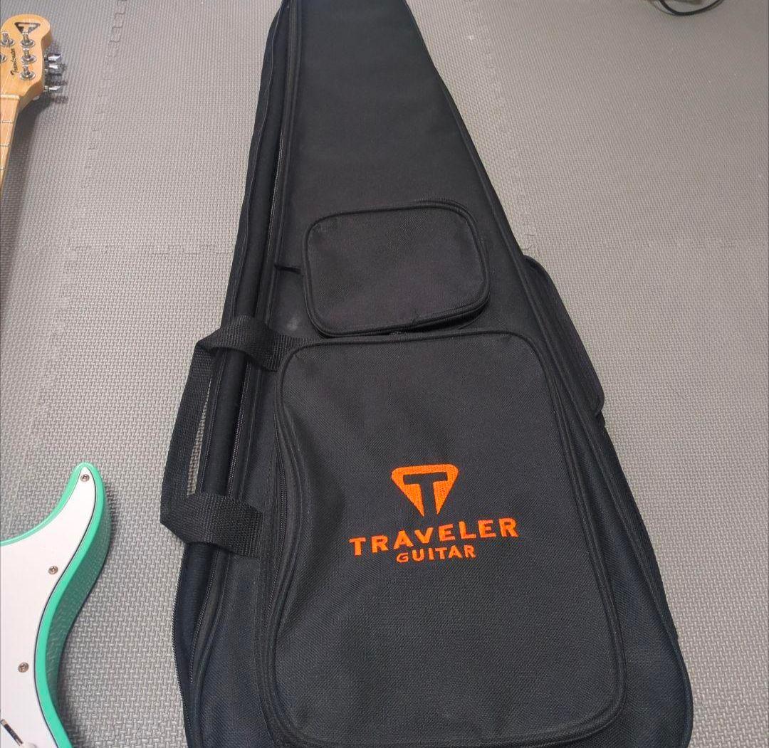 Traveler Guitar Travelcaster ホワイト/グリーン