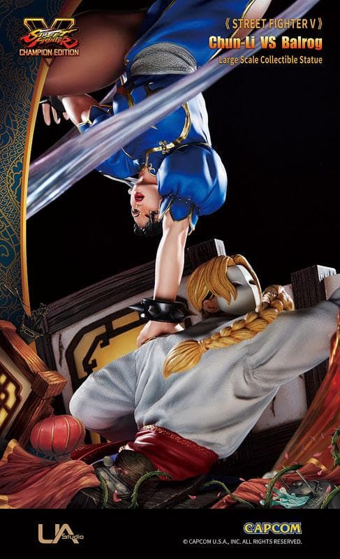 新品 ストリートファイターV 春麗VSバルログ 1/6 完成品大型スタチュー