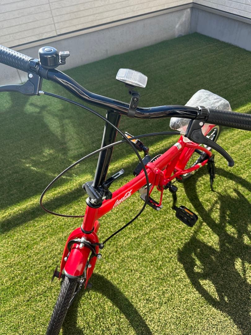 Coca-Cola 折りたたみ自転車 赤