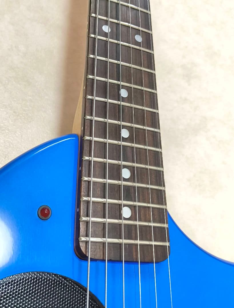最終値下！【美品】ZO-3 ブルー アンプ内蔵ミニギター ヘッドフォン端子付