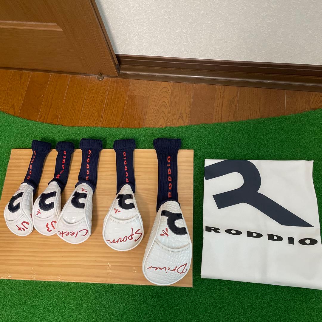 ★RODDIO ホワイトクロコのスタンドタイプキャディバッグ