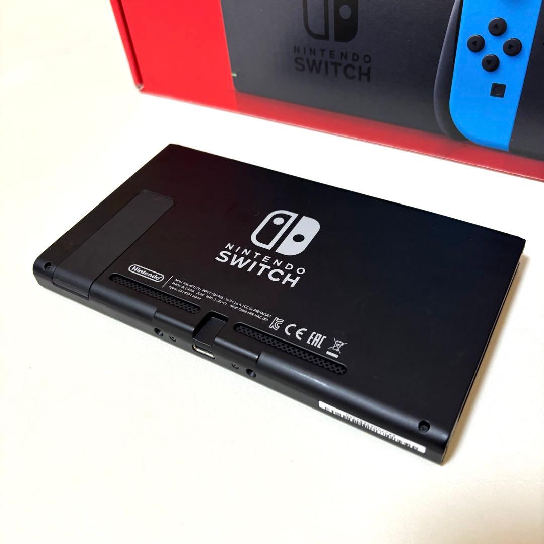 【おまけ3点付】Switch本体一色➕グリップコントローラー➕SDカード