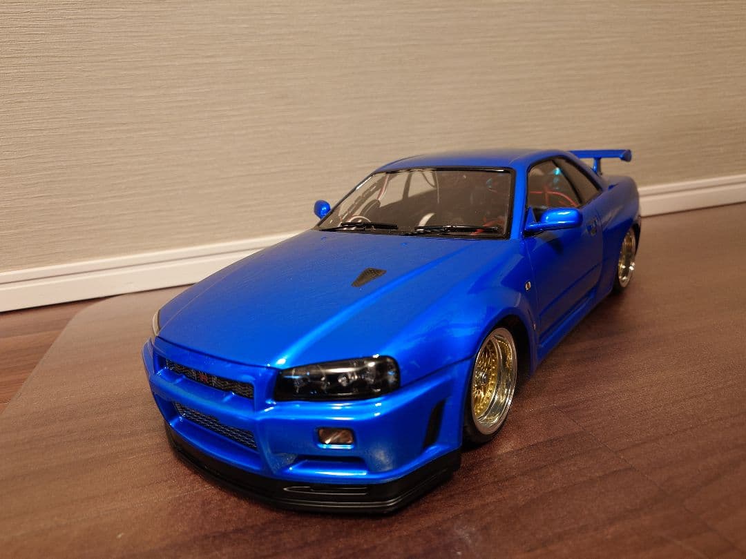 タミヤ TT-02 GT-R R34 ボディ/メカ付