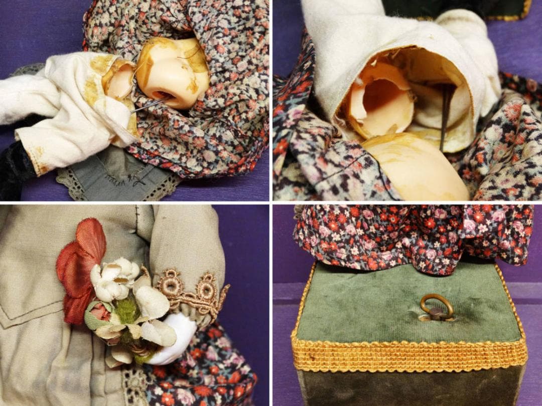 ★オルゴール ビスクドール からくり人形 アンティークドール アンティーク