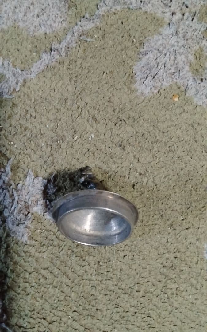 模作中国紋銀製ポット酒器紋銀刻印あり金物で打つときれいな音するゴムで黒くなった