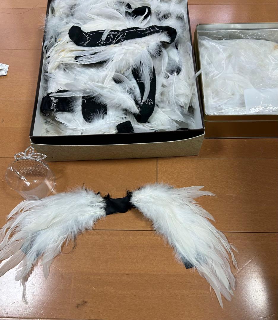 バレエ 白鳥と羽根・ティアラ12セット