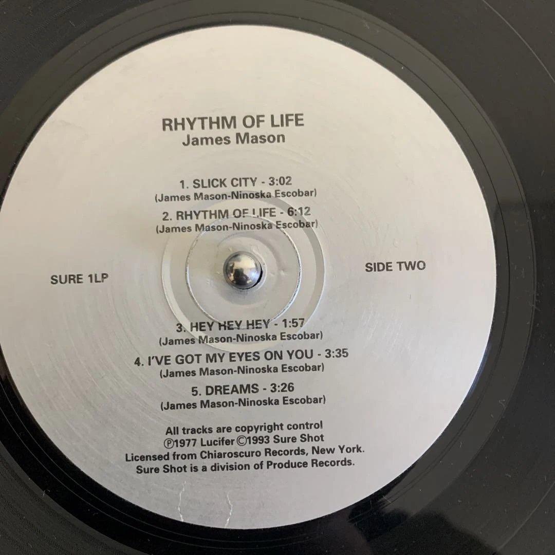 アナログLP James Mason/Rhythm Of Life